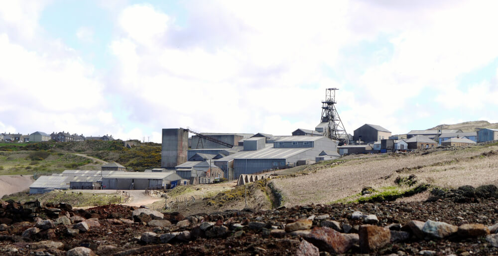 Image of a modern UK mine